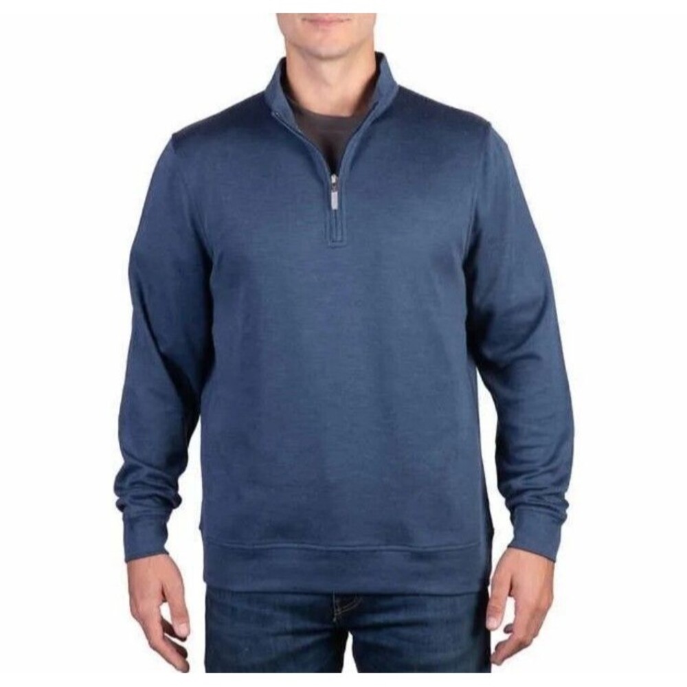 Kirkland Signature Men’s Quarter 1/4 Zip Pullover SZ XXL